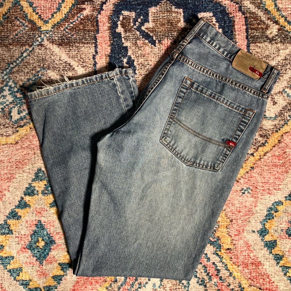 Y2K vintage 00‘s Quicksilver surfwear jeans mens waist 34